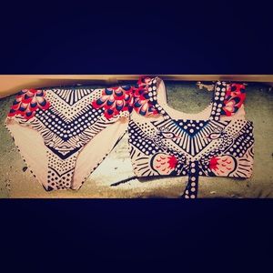 High Waist 2 Piece Bathing Suit